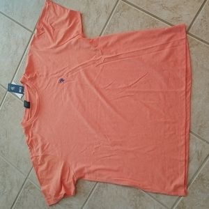 US POLO ASSN. Mens XL orange t-shirt brand new with tag